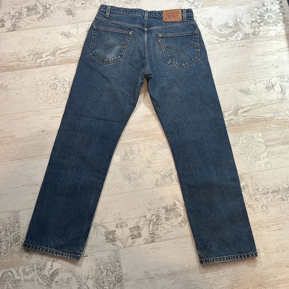 Levi’s Men’s 505 Regular Fit Straight Leg Blue Jeans Size 34x30